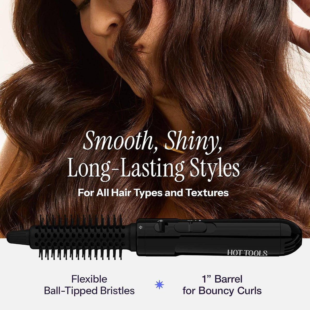 Pro Artist 1.5" Hot Air Styling Brush, Black