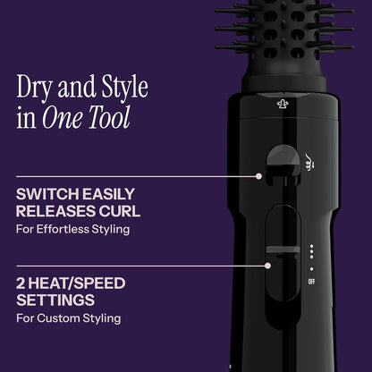 Pro Artist 1.5" Hot Air Styling Brush, Black